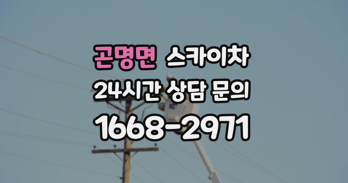 곤명면 스카이차