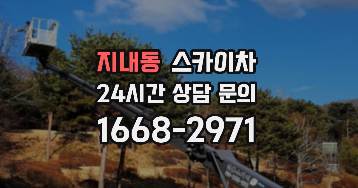 지내동 스카이차