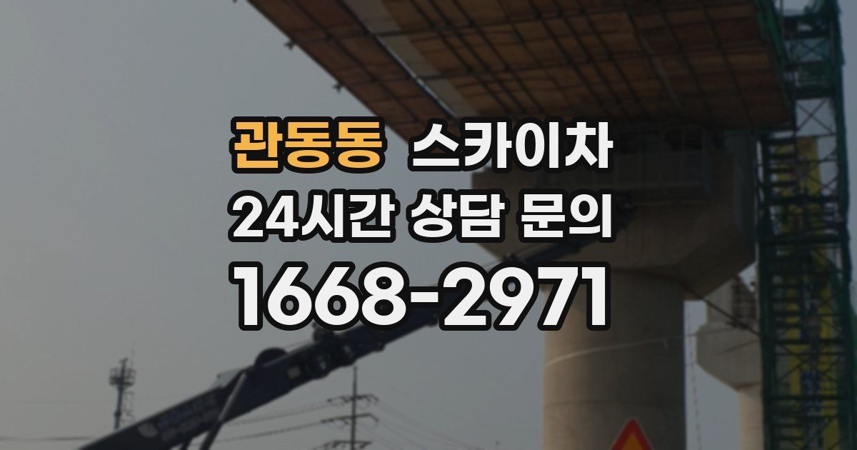 관동동 스카이차