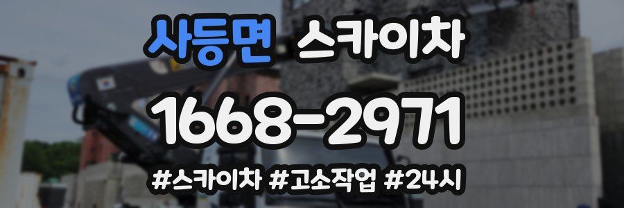 사등면 스카이차