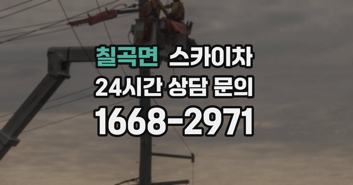 칠곡면 스카이차