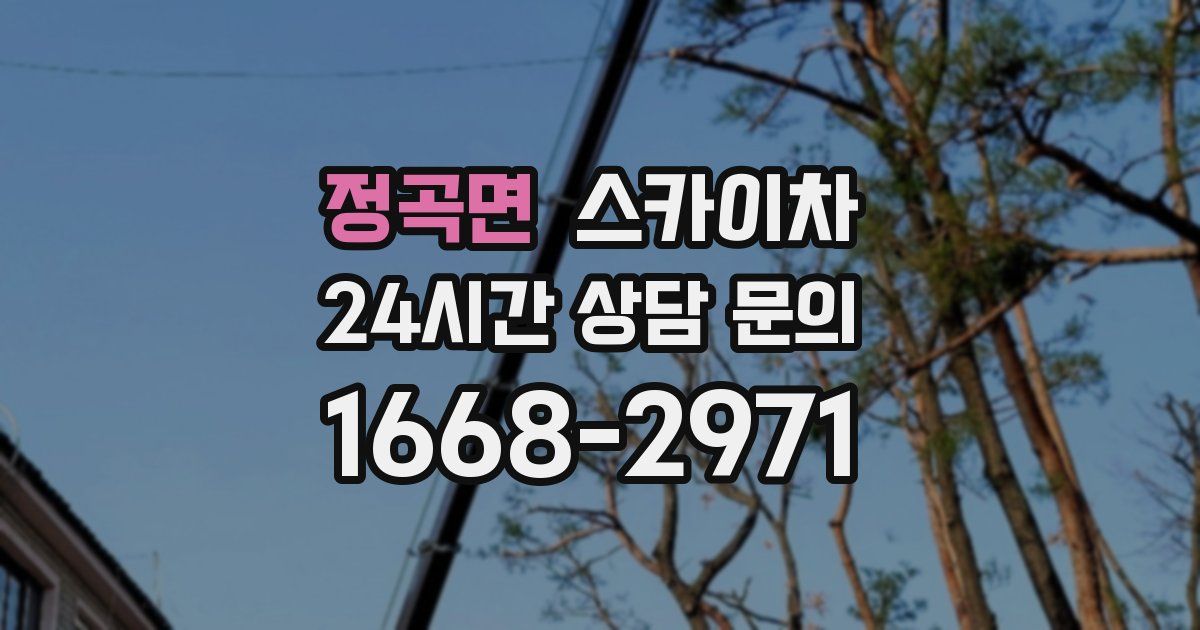 정곡면 스카이차