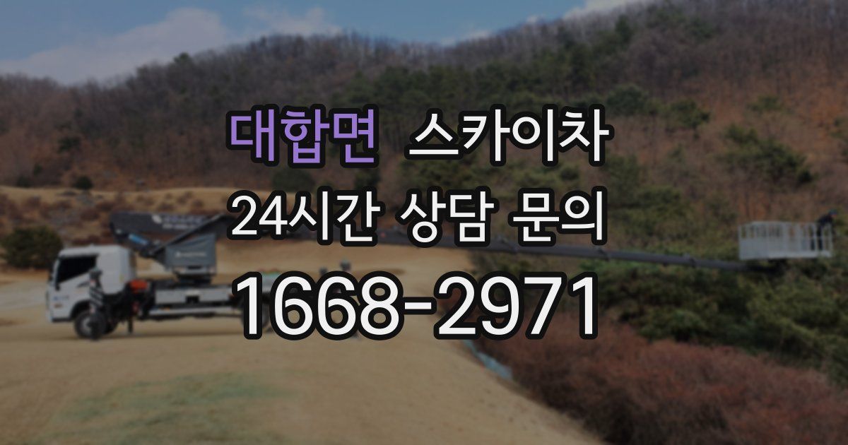 대합면 스카이차