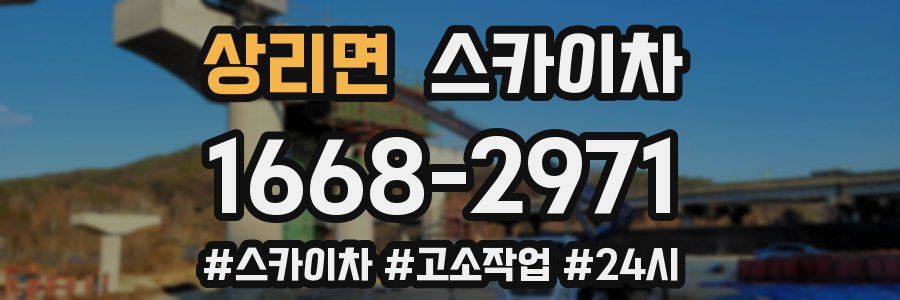 상리면 스카이차