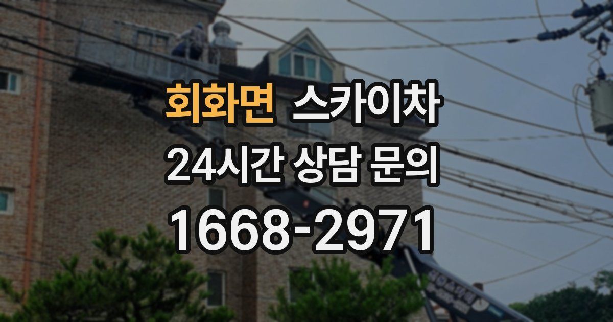 회화면 스카이차