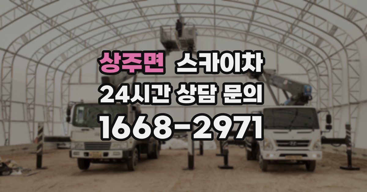 상주면 스카이차