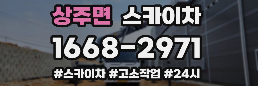 상주면 스카이차