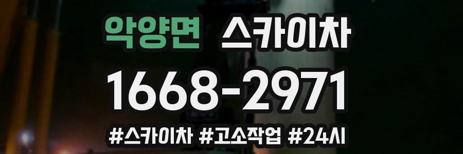 악양면 스카이차