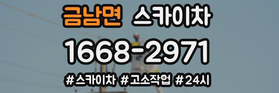 금남면 스카이차