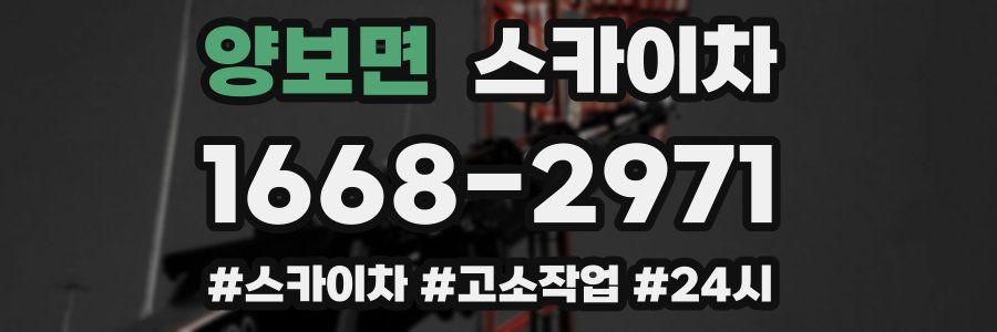 양보면 스카이차