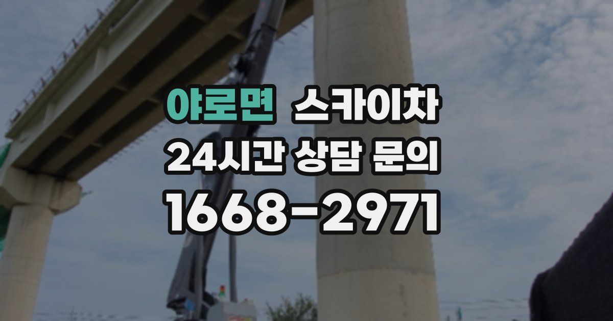 야로면 스카이차