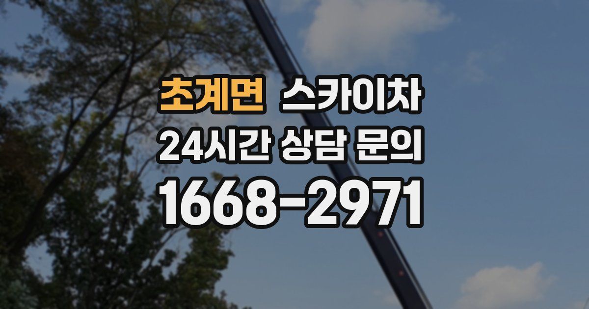 초계면 스카이차