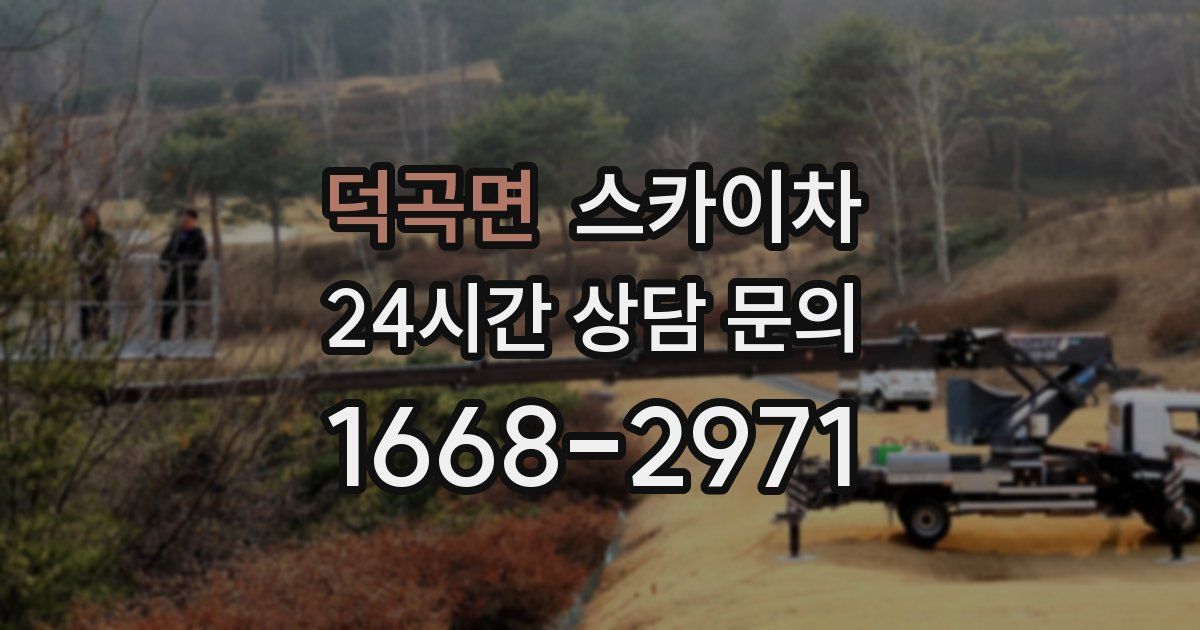 덕곡면 스카이차