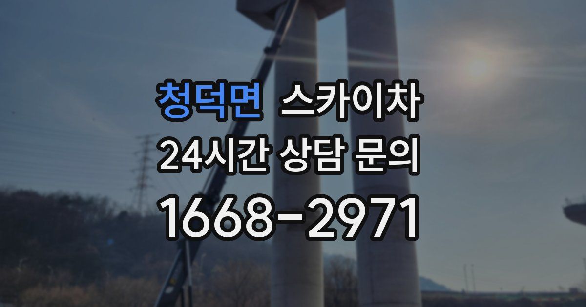 청덕면 스카이차