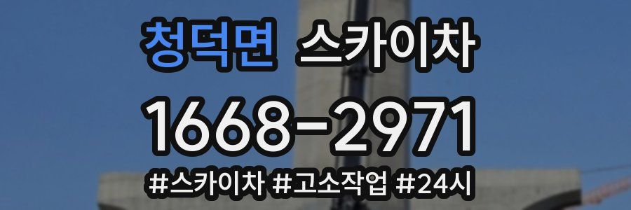 청덕면 스카이차