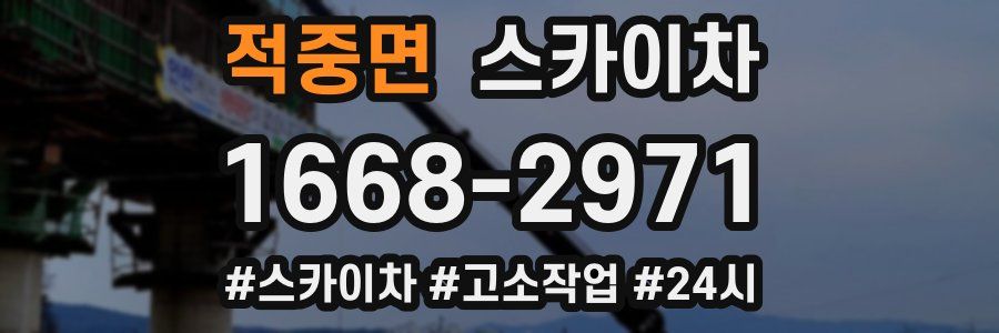 적중면 스카이차