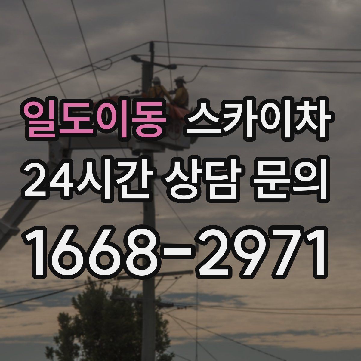 일도이동 스카이차 작업자 안전벨트 착용이 필수인 이유