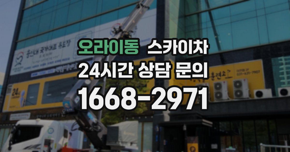 오라이동 스카이차