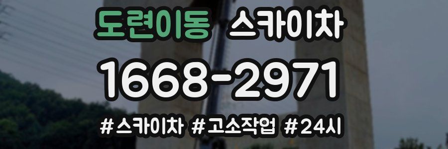 도련이동 스카이차