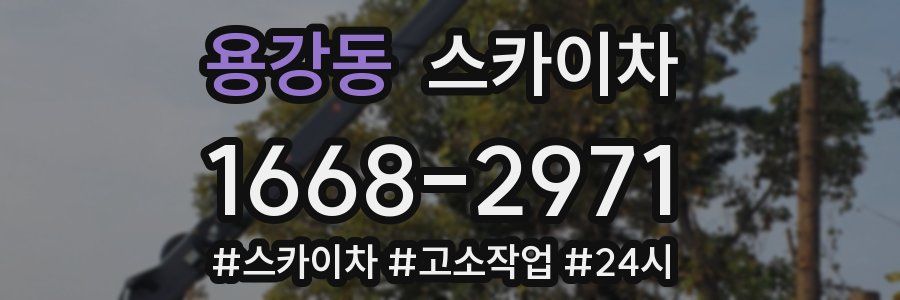 용강동 스카이차