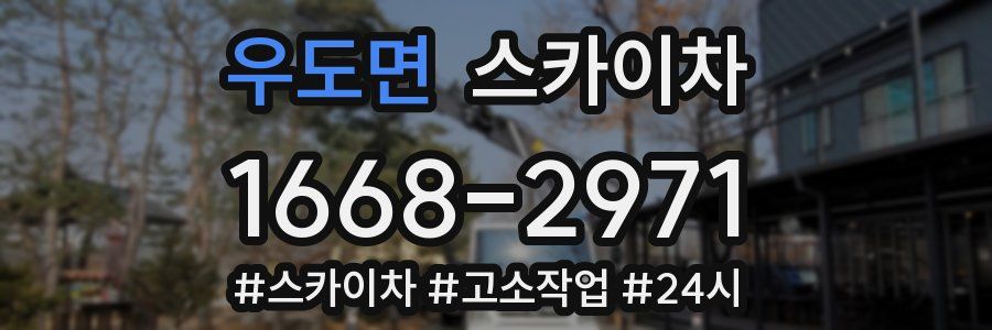 우도면 스카이차
