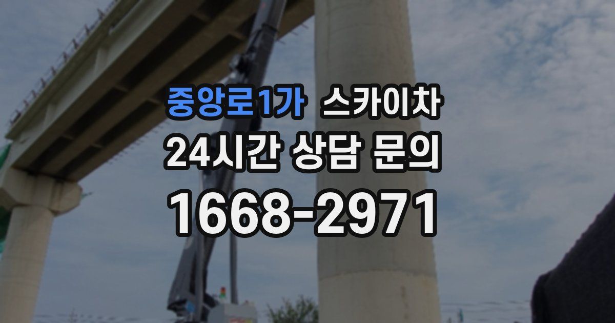 중앙로1가 스카이차