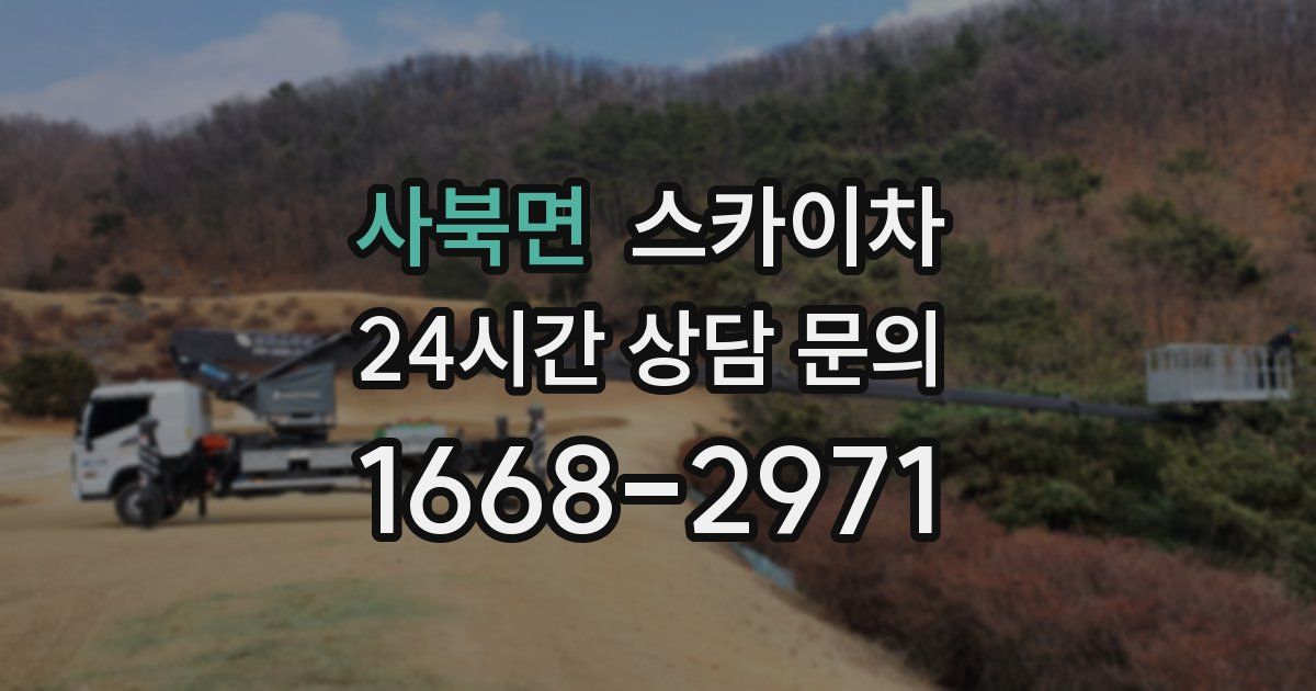 사북면 스카이차