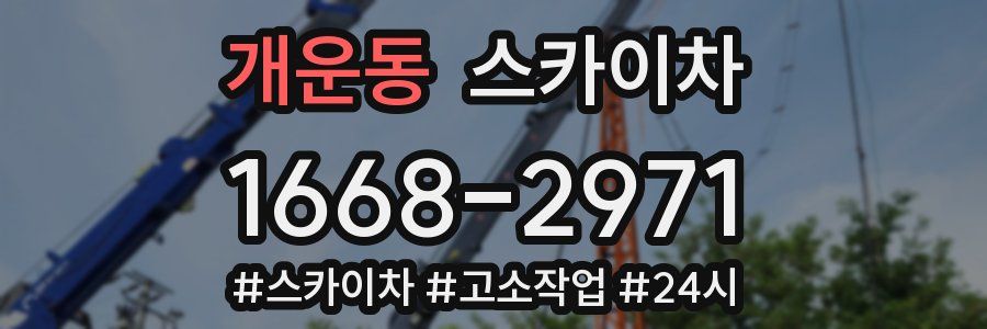 개운동 스카이차