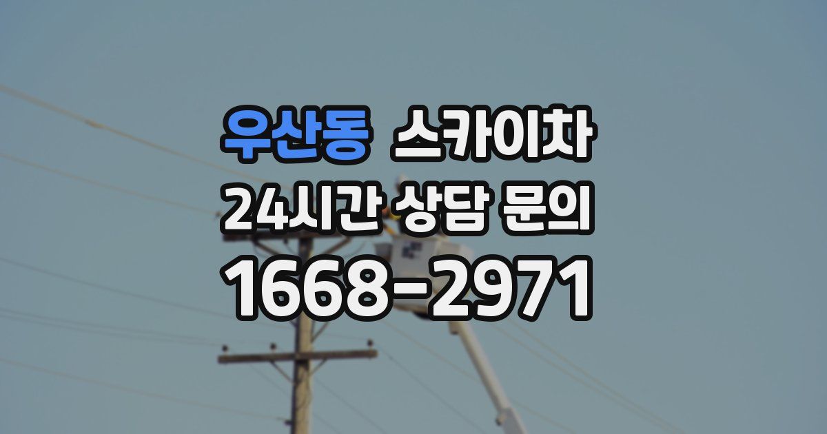 우산동 스카이차