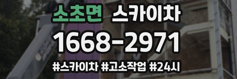 소초면 스카이차