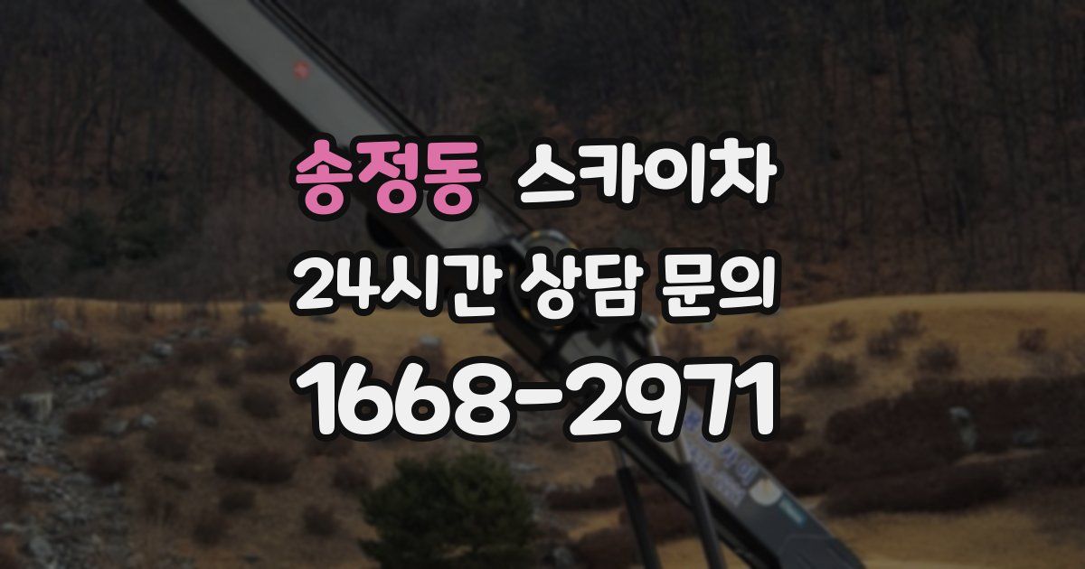 송정동 스카이차