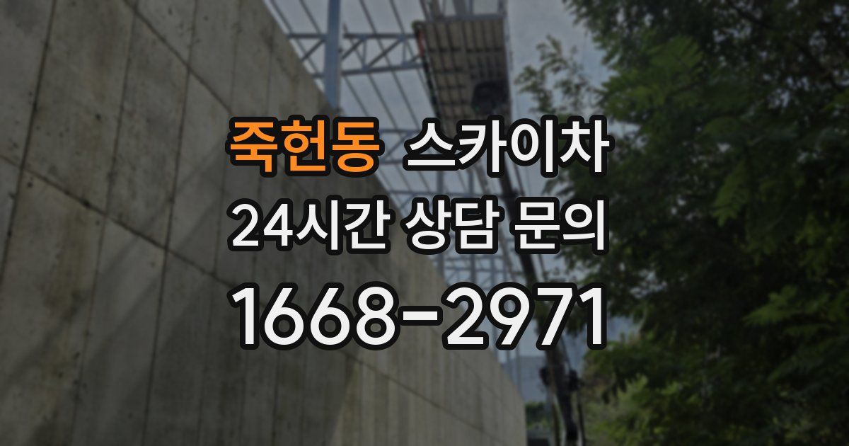 죽헌동 스카이차