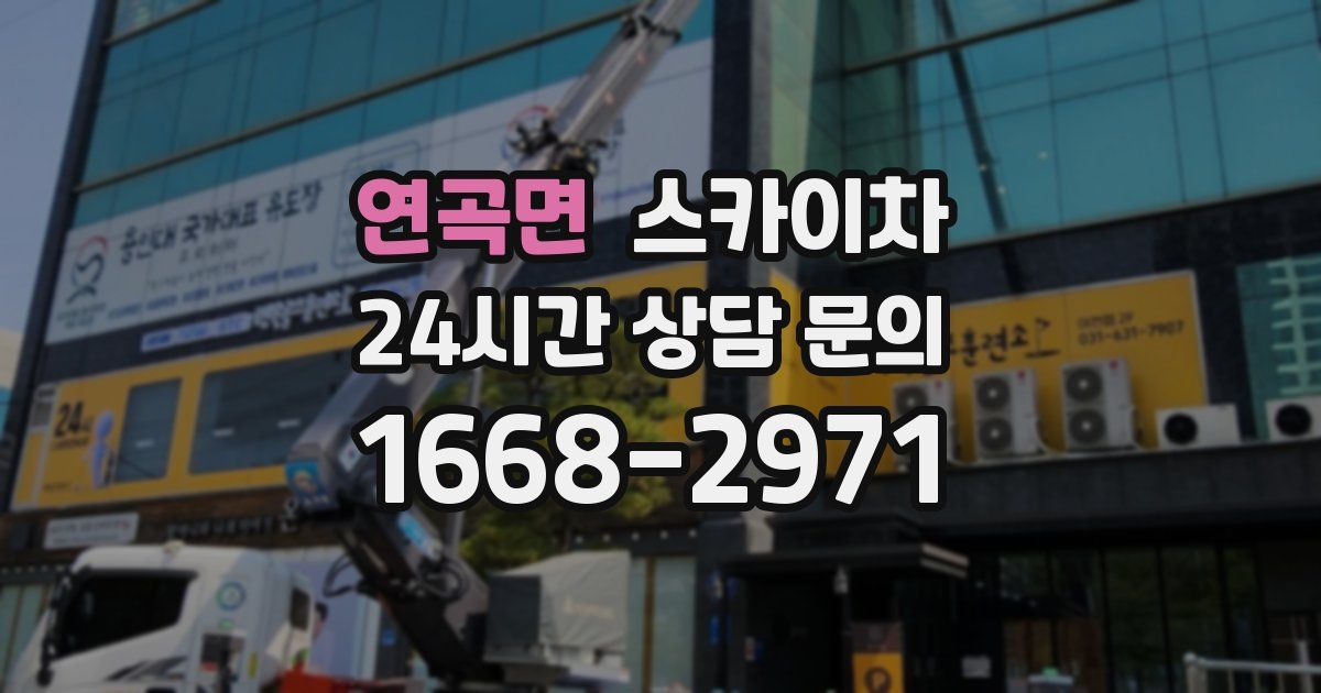 연곡면 스카이차