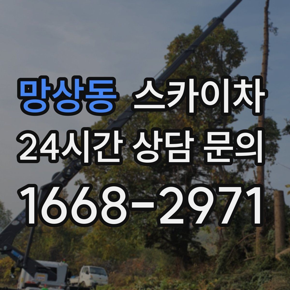 망상동 스카이차 돌출 간판 흔들림 점검이 중요한 이유