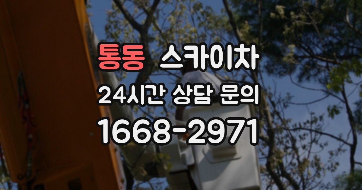 통동 스카이차