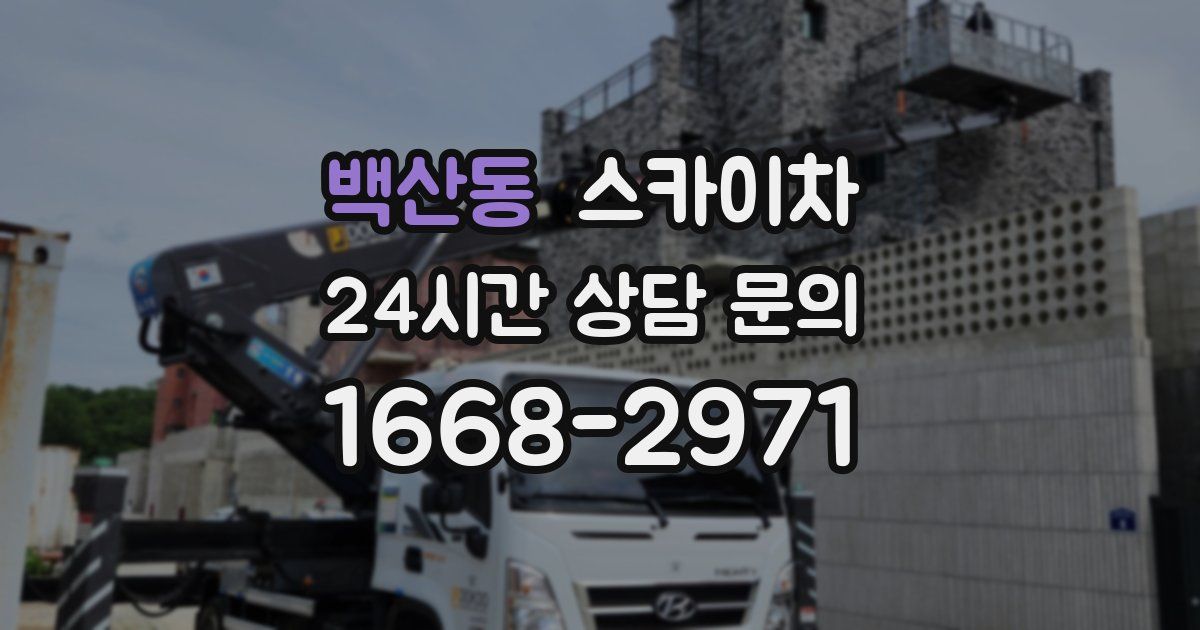 백산동 스카이차