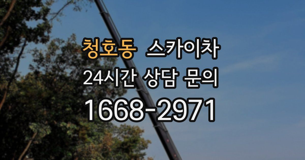 청호동 스카이차