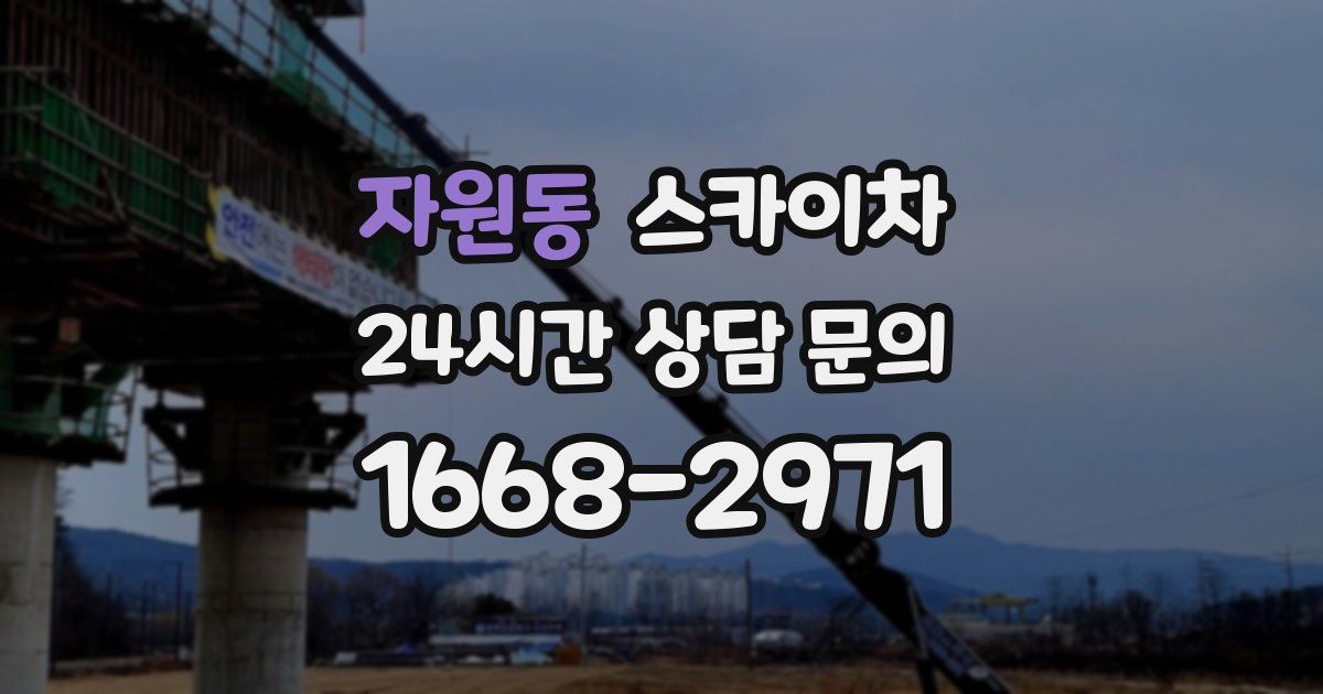 자원동 스카이차