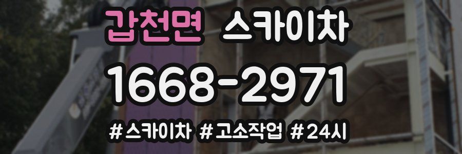 갑천면 스카이차