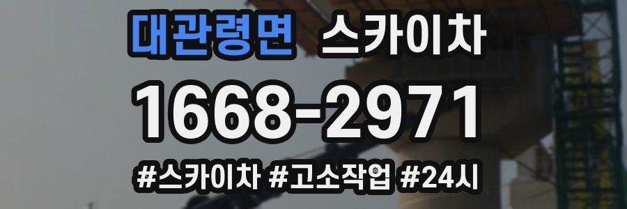 대관령면 스카이차