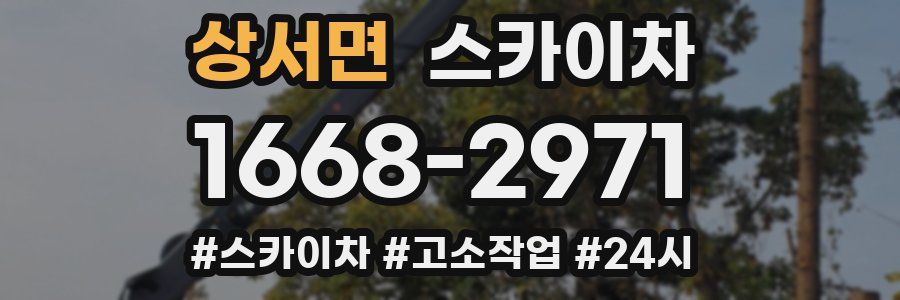 상서면 스카이차