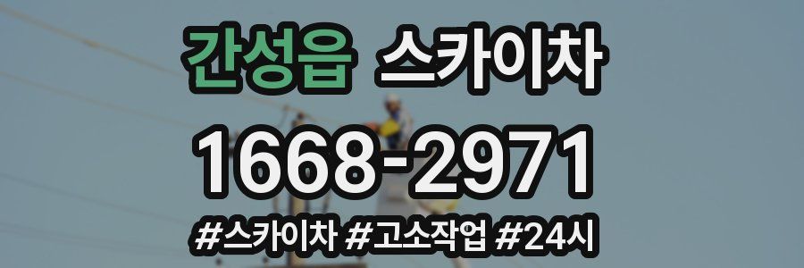 간성읍 스카이차