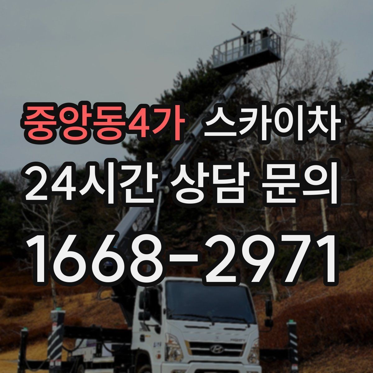 중앙동4가 스카이차 옥상 출입문 상부 시설물 점검