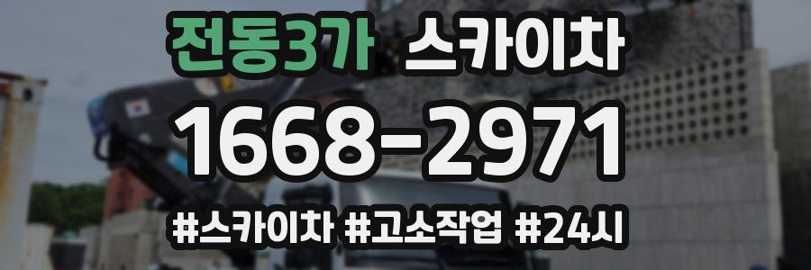 전동3가 스카이차