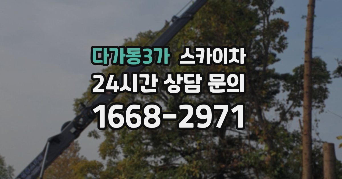 다가동3가 스카이차