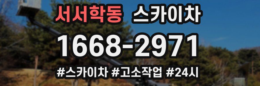 서서학동 스카이차