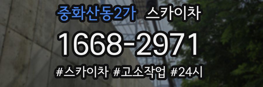 중화산동2가 스카이차