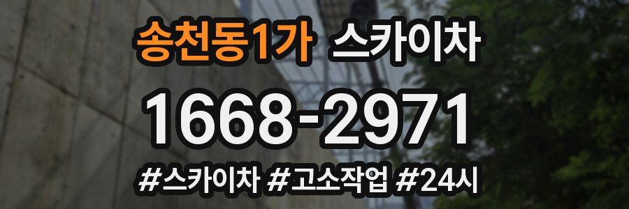 송천동1가 스카이차