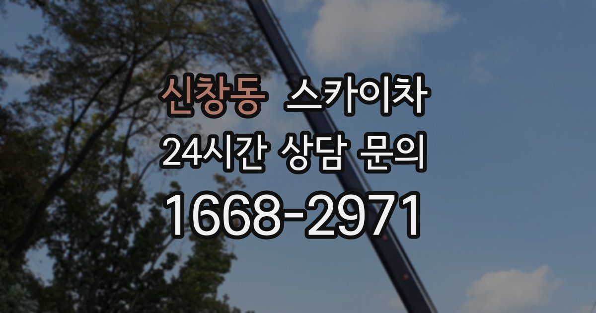 신창동 스카이차