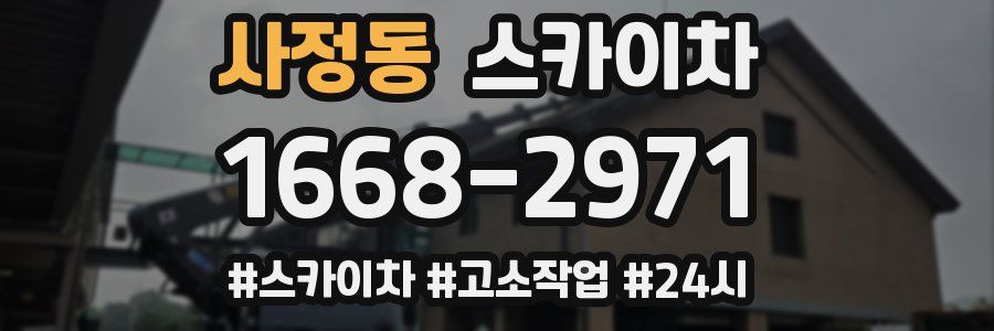 사정동 스카이차